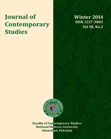 Journal of Contemporary Studies, Vol. III, No.2, Winter 2014