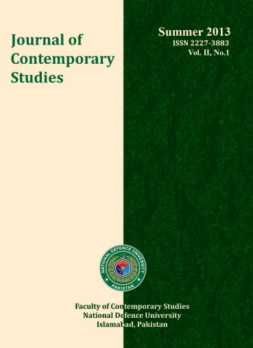 Journal of Contemporary Studies, Vol. II No. 1 Summer 2013